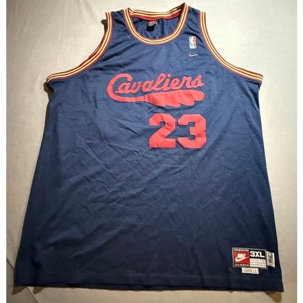 Vintage Nike Cleveland Cavaliers LeBron‎ James #23 Jersey 3XL Alternate